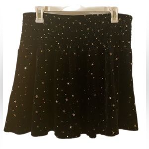 Francesca’s Black Skirt with Stars